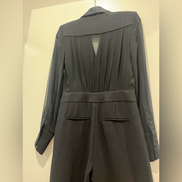 Reiss Black Suit Jumpsuit Size 2 - Picture 6 of 13
